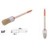 PENNELLO PITTURA MANIGLIA IN LEGNO SETOLE NATURALI A TESTA TONDA 38 MM 6" 90291