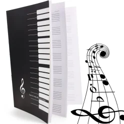 PENTAGRAMMA QUADERNO A4 MAXI MUSICA SPARTITI SPARTITO MUSICALE 30 FOGLI