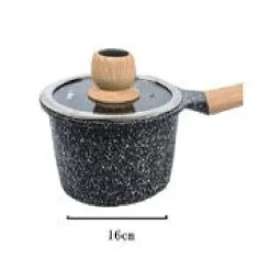 PENTOLINO PADELLA LATTE PENTOLA BOLLILATTE CON MANICO COPERCHIO 16CM 1,2LT T-9475