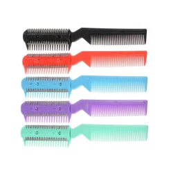 PETTINE + RASOIO CON 2 LAME DISTRICANTE SPAZZOLA PER ANIMALI CANE GATTO PELO