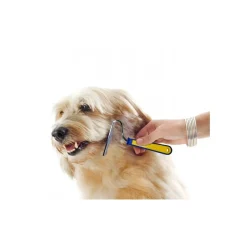 Pettine a rastrello per pelo e sottopelo animali a 30 denti punte coniche