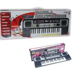 PIANOLA MULTIFUNZIONE CON MICROFONO 37 NOTE TASTIERA CON 24 DIMOSTRAZIONI SOUND