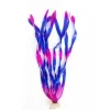 PIANTA 30 CM PIANTINA ARTIFICIALE PER ACQUARIO PIANTE FINTE PLASTICA COL. VIOLA