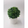 PIANTA CESPUGLIO VASO PLASTICA 18CM ARTIFICIALI PORTAFIORI PIANTINA DECORAZIONE CASA