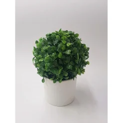 PIANTA CESPUGLIO VASO PLASTICA 18CM ARTIFICIALI PORTAFIORI PIANTINA DECORAZIONE CASA