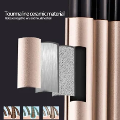 PIASTRA ARRICCIACAPELLI ONDULATI MOSSI 5 TUBI PROFESSIONALE DIAMETRO 30MM Q-M28