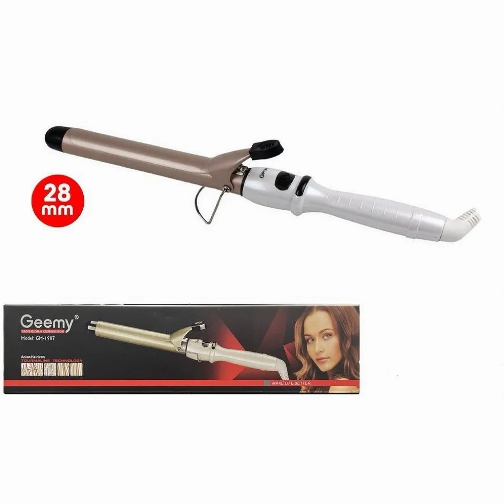 PIASTRA ARRICCIACAPELLI PROFESSIONALE IN CERAMICA TORMALINA Ø28MM 45W GM1987-28MM