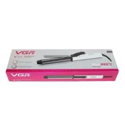 PIASTRA ARRICCIACAPELLI PROFESSIONALE RIVESTITO IN CERAMICA DISPLAY LCD VGR V525