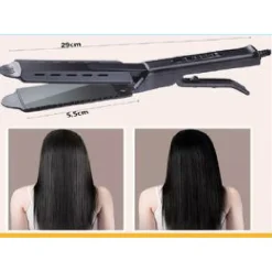 PIASTRA CAPELLI LISCI LARGA TECNOLOGIA A VAPORE RISCALDAMENTO RAPIDO 45W TX-9514