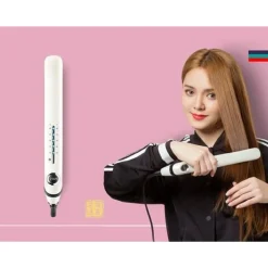 PIASTRA CAPELLI LISCI PROFESSIONALE 47W RIVESTITO IN CERAMICA DISPLAY LCD V-566