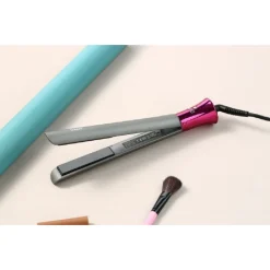 PIASTRA CAPELLI LISCI PROFESSIONALE RIVESTIMENTO IN CERAMICA DIPLAY LCD VGR V575