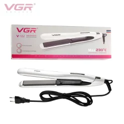 PIASTRA CAPELLI LISCI 50W PROFESSIONALE RIVESTITA IN CERAMICA DISPLAY LCD V-552