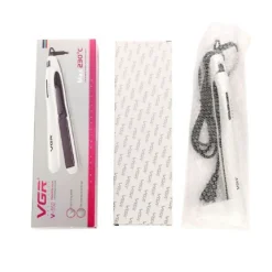 PIASTRA CAPELLI LISCI 50W PROFESSIONALE RIVESTITA IN CERAMICA DISPLAY LCD V-552