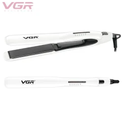 PIASTRA CAPELLI LISCI 50W PROFESSIONALE RIVESTITA IN CERAMICA DISPLAY LCD V-552