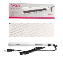 PIASTRA CAPELLI LISCI 50W PROFESSIONALE RIVESTITA IN CERAMICA DISPLAY LCD V-552