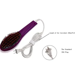 PIASTRA ELETTRICA IONICA LCD SNODA LISCIA CAPELLI SPAZZOLA TEMPERATURA 908