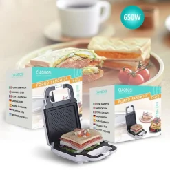 PIASTRA ELETTRICA MACCHINA SANDWICH TOAST TOSTIERA PANCAKE WAFFLE PANINI TX-9713