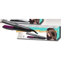 PIASTRA ELETTRICA PER CAPELLI LISCI MOSSI ONDULATI CON PETTINE 60 W PTC TX-8368