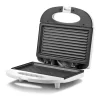 PIASTRA ELETTRICA TOSTIERA PER TOAST 750 WATT CON PIASTRE GRILL ANTIADERENTI