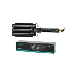 PIASTRA FERRO ARRICCIACAPELLI PROFESSIONALE A 3 CILINDRI ONDE DISPLAY LED V-591