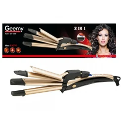 PIASTRA FERRO ARRICCIACAPELLI PROFESSIONALE 3IN1 PER CAPELLI LISCI MOSSI GM-2856