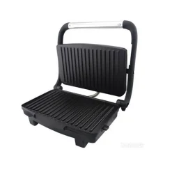 PIASTRA GRIGLIA ELETTRICA BISTECCHIERA TOAST PANINI 2 IN 1 DI ROYALTY LINE 750W