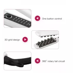 PIASTRA IN CERAMICA TORMALINA PER CAPELLI ONDULATI PROFESSIONALE STYLING Q-M377