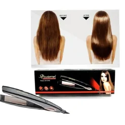 PIASTRA PER CAPELLI LISCI PROFESSIONALE RIVESTIMENTO CERAMICA TORMALINA GM-2998