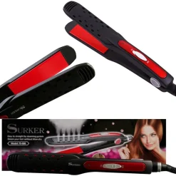 PIASTRA PER CAPELLI LISCIANTE CORTI PROFESSIONALE HAIR STRAIGHT SURKER TS-006