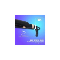 PIASTRA PER CAPELLI LISCIANTE DONNA 50W DISPLAY LED CON 7 TEMPERATURE VGR V-515