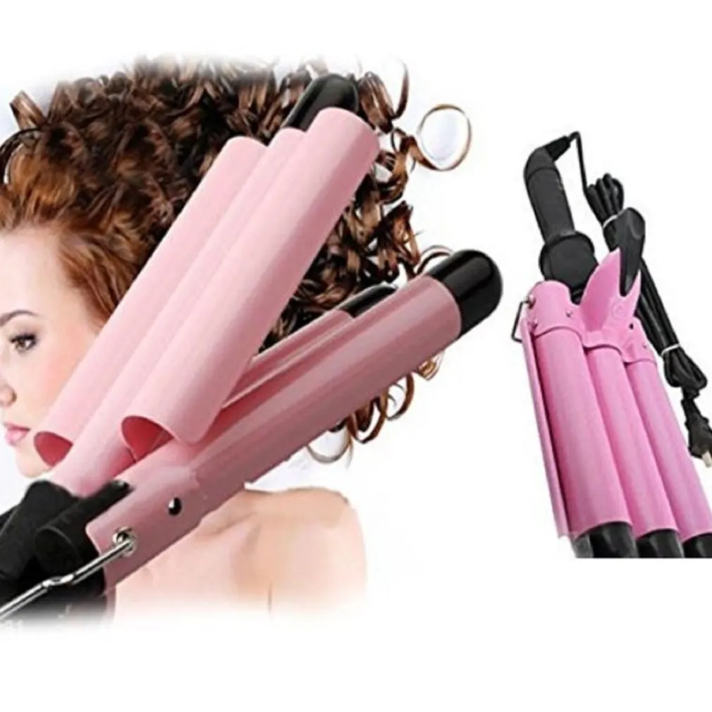 PIASTRA PER CAPELLI ONDULATI A TUBO F11 80 WATT ARRICCIACAPELLI ONDE TRIFERRO