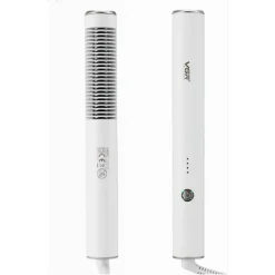 PIASTRA SPAZZOLA CON RIVESTIMENTO CERAMICA PETTINE CAPELLI PROFESSIONALE V-586