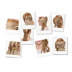 PIASTRA SPAZZOLA ROTANTE ELETTRICA QUICK TWIST CAPELLI CREA TRECCE PERFETTE