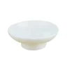 PIATTINO DI RICAMBIO PORTA SAPONE IN CERAMICA BIANCO TONDO BAGNO ACCESSORI 59345