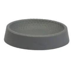 PIATTINO PER SAPONE DECORATO GRIGIO PORTASAPONETTA MODERNO ACCESSORI BAGNO 79800