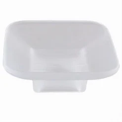 PIATTINO RICAMBIO PORTA SAPONE IN VETRO SATINATO QUADRATO BAGNO ACCESSORIO 87264