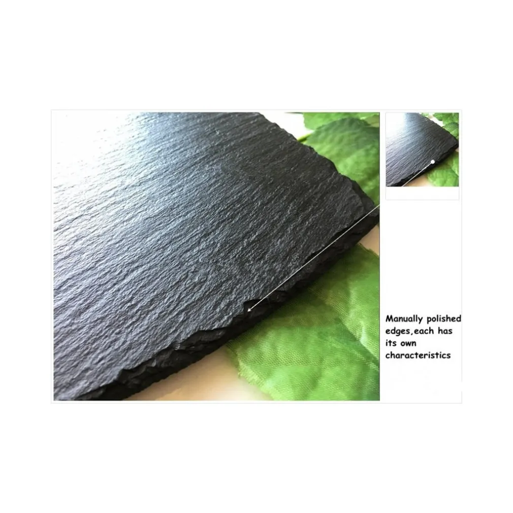 PIATTO IN PIETRA ARDESIA A FORMA DI CUORE 20x20CM PORTATA PER CIBI CALDI FREDDI