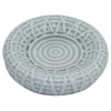 PIATTO PIATTINO PORTA SAPONE SAPONETTA BAGNO CERAMICA GRIGIO EFFETTO RETE 79280