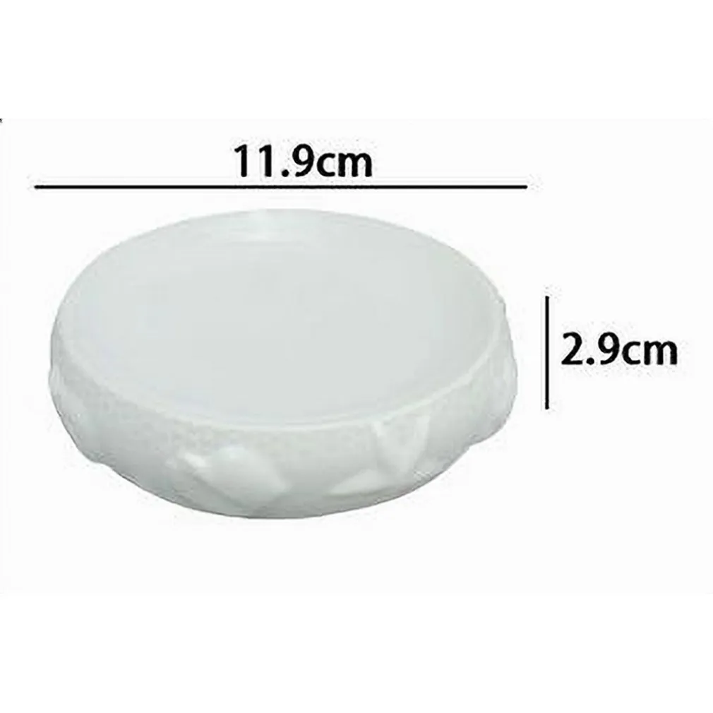 PIATTO PIATTINO PORTA SAPONE ARREDO PER BAGNO BIANCA DECORATA STILE MARINO 79283