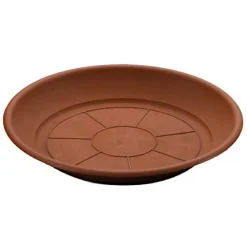 PIATTO SOTTOVASO TONDO PIATTI VASI FIORI PIANTE PER FIORIERA PLASTICA DIAM. 36CM