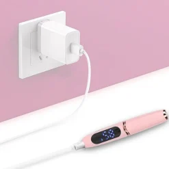 PIEGACIGLIA RISCALDATO FERRO PER CIGLIA RICARICABILE RIVOLUZIONA SGUARDO PORTATILE