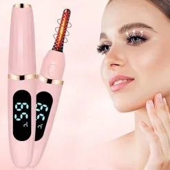 PIEGACIGLIA RISCALDATO FERRO PER CIGLIA RICARICABILE RIVOLUZIONA SGUARDO PORTATILE