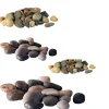 PIETRE CIOTTOLI SASSI NATURALE MARRONE 800GR DECORAZIONE ACQUARIO LAGHETTO GIARDINO