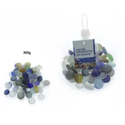 PIETRE DECORATIVE PIATTE ACQUARIO COLORATE TONDE DECORAZIONE PIANTE GIARDINO 70277