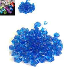 PIETRE DECORATIVE RESINA TRASPARENTI BRILLANTI COLORATE ACQUARIO GIARDINO