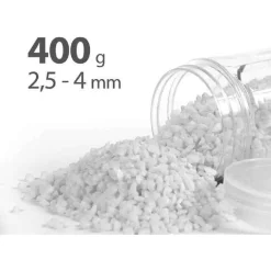 PIETRE DECORATIVE VASO PIANTE LAVORETTI DECOUPAGE BIANCHE 400 GR 2,5-4 MM 735639