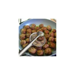 PINZA CON COLINO SCOLA FRITTO FRITTURA A RETINA PALETTA PATATINE ACCIAIO CUCINA