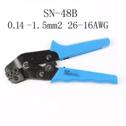 PINZA CRIMPATRICE PER TERMINALI AWG26-16 0.14-1.5 MM² CRIMPATURA SN-48B