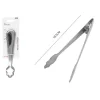 PINZA DA CUCINA MULTIUSO CLIP PER GHIACCIO IN ACCIAIO INOX 18.5CM UTENSILI 50343