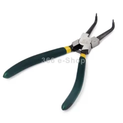 PINZA FERMI APRI ANELLI ELASTICI DI SICUREZZA CON BECCHI PIEGATI A 90°